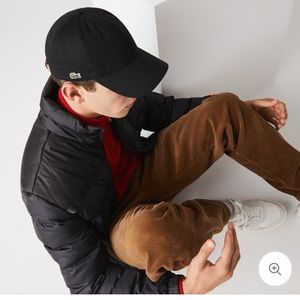 Men's Contrast Strap Cotton Cap